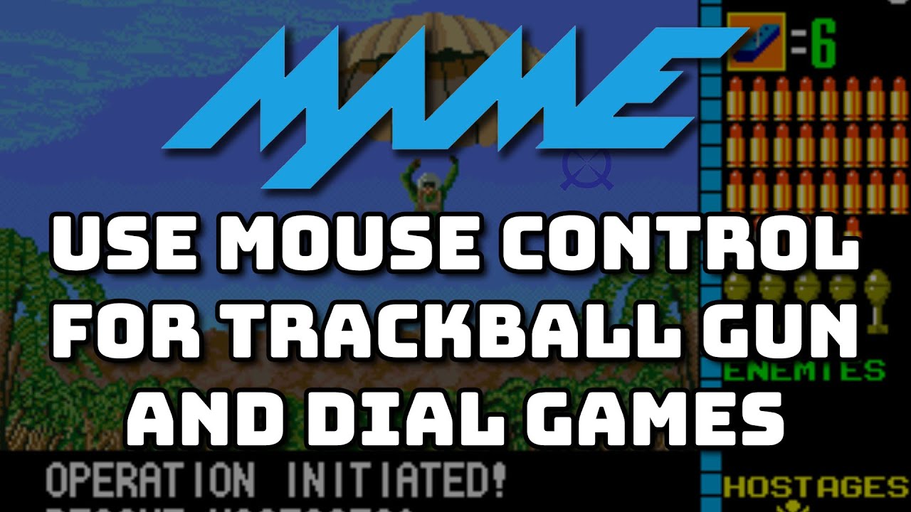 Mame — используйте управление мышью для игр с трекболом, световым пистолетом и циферблатом