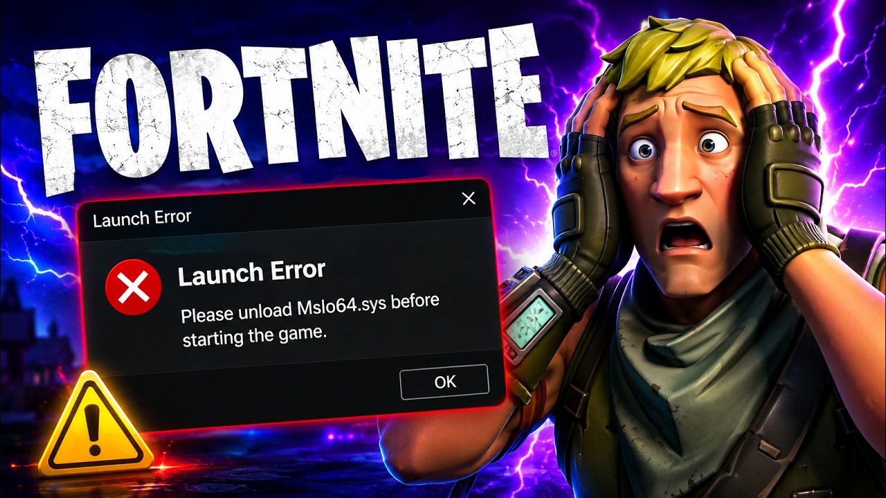 How to Fix Fortnite Launch Error 