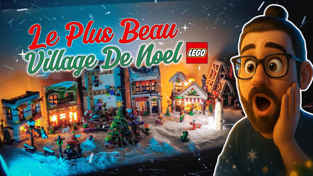 C'est le plus beau VILLAGE LEGO DE NOEL ! (c'est faux mais faites genre dans les commentaires)