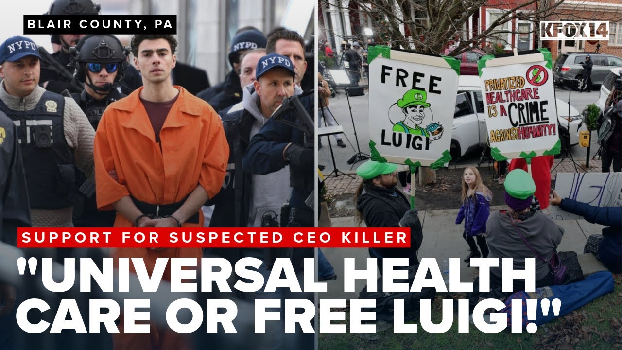Luigi Mangione supporters line up outside courthouse to back suspected CEO killer
