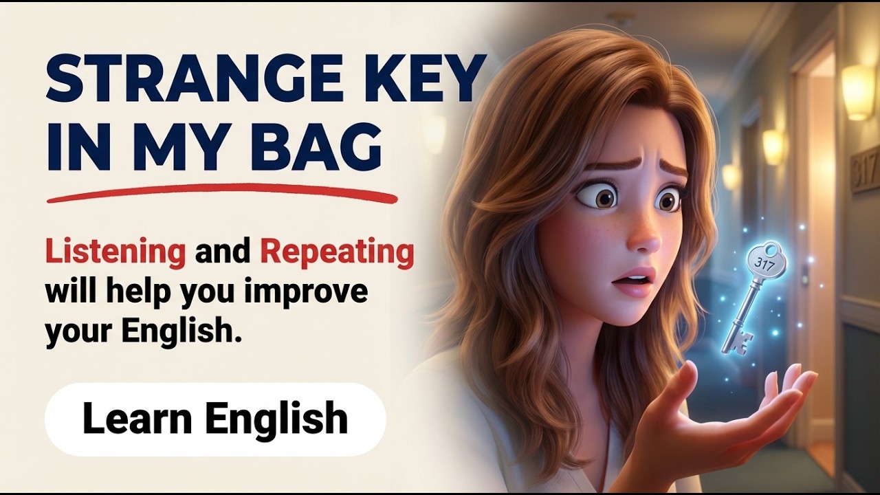 🔑 I Found a Strange Key in My Bag | Shadowing English Story (B1–B2)
