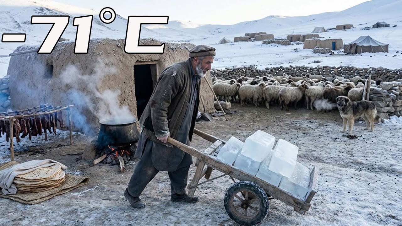 Winter Extreme Surviva-Surviving Shepherd Life in One of the Coldest Villages of Afghanistan