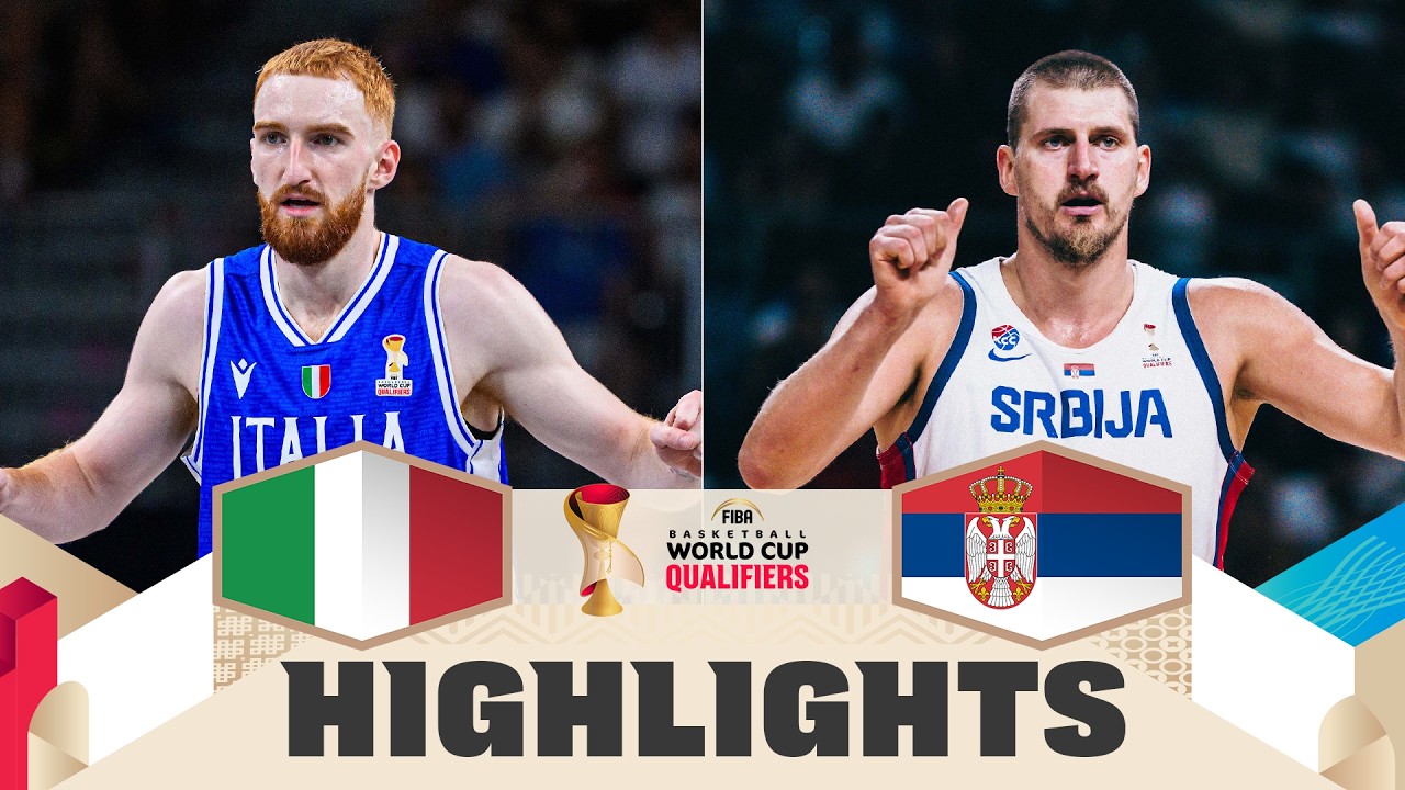 Italy 🇮🇹 v Serbia 🇷🇸 | Highlights | FIBA Basketball World Cup 2027 European Qualifiers