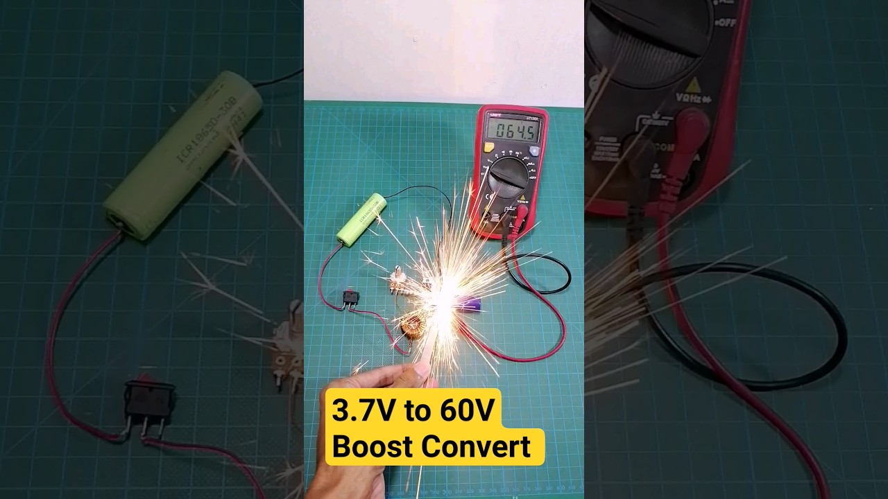 3.7V to 12V Boost Converter 👩&zwj;🔧 #el #electronics #boostconverter #buckconverter