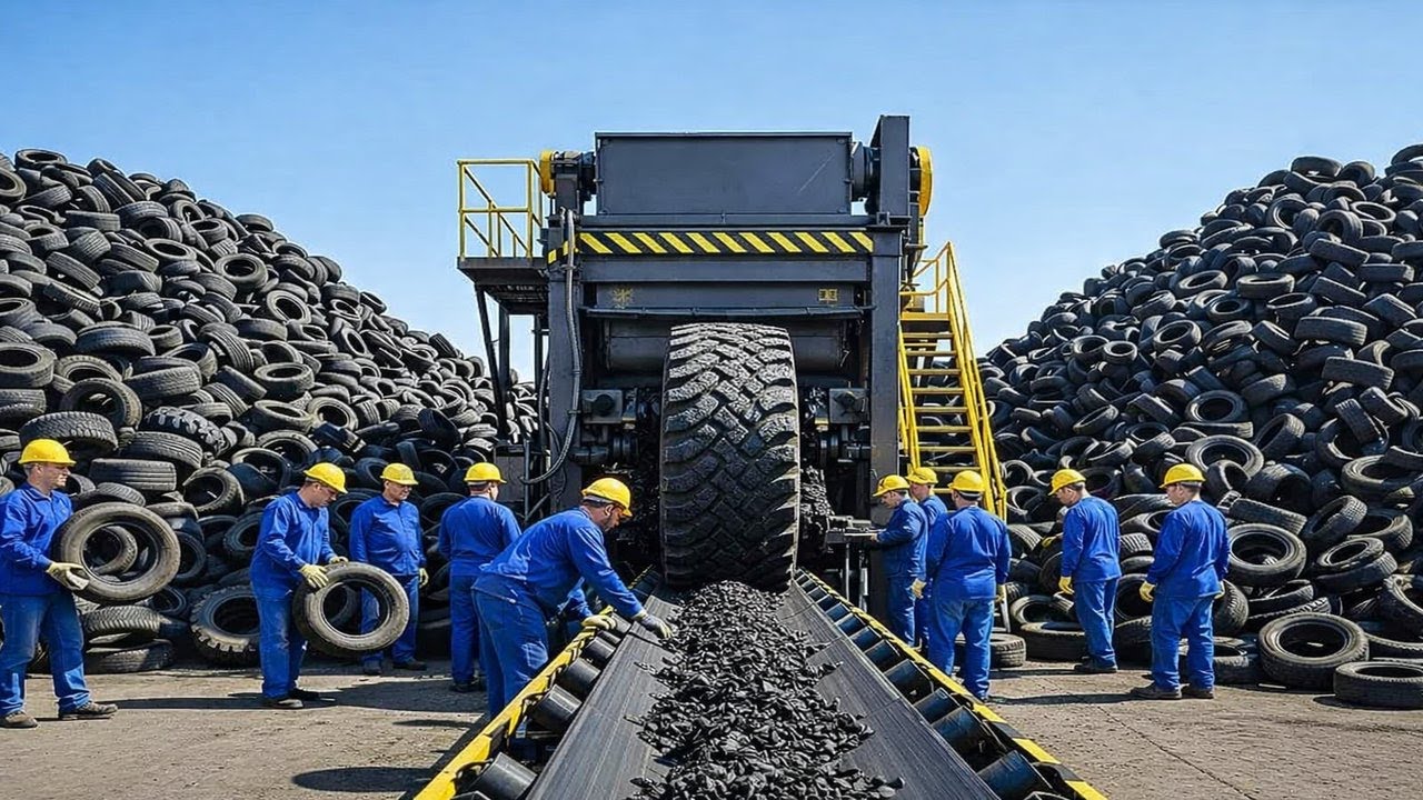 Inside a Modern Tire Factory | How Tires Are Made from Raw Rubber (Full Process)