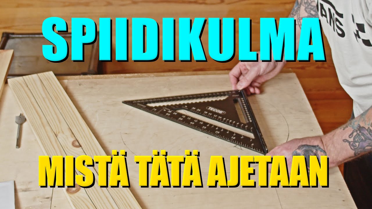 SPIIDIKULMA, RAFTER SQUARE OMINAISUUDET  | Rakenna Itse