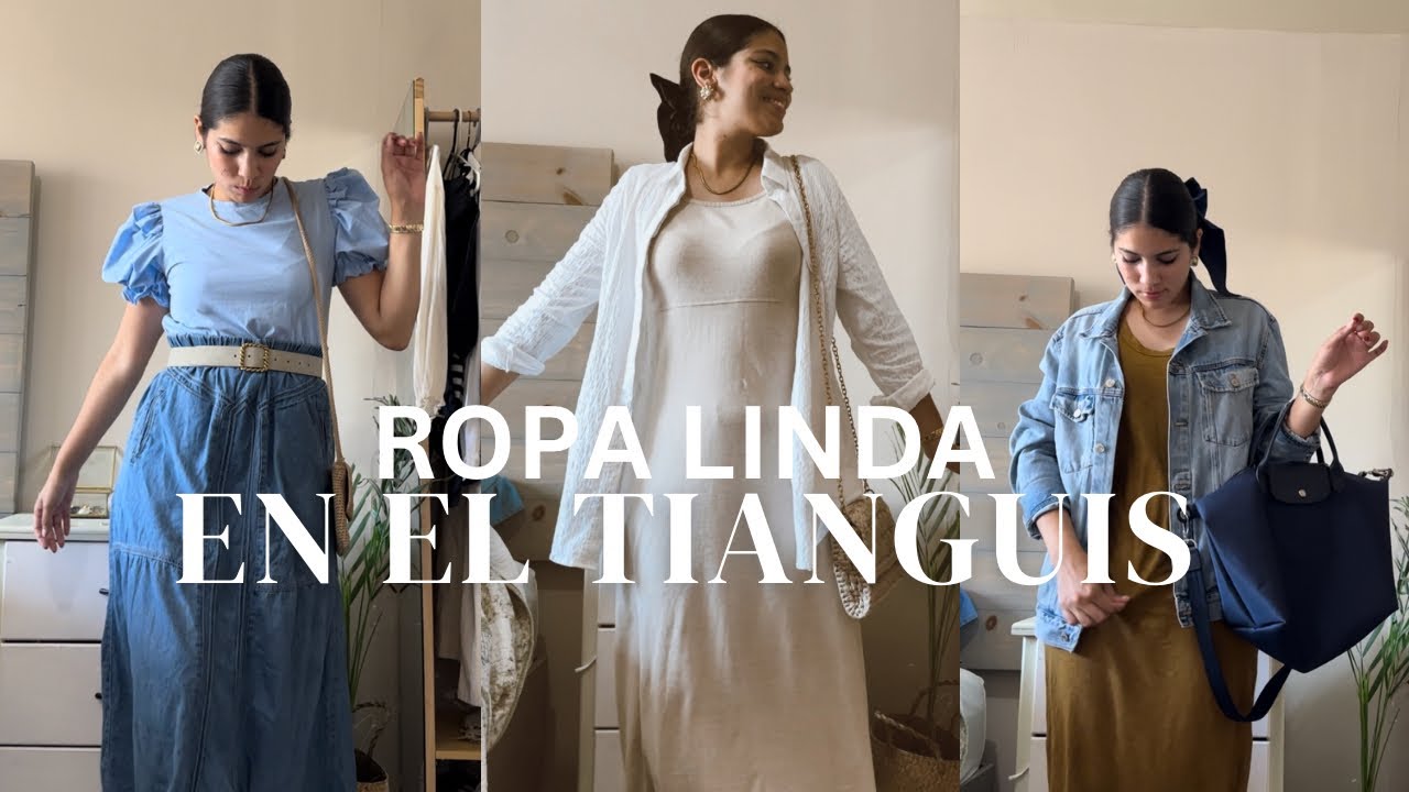 Ropa linda de verano que encontré en el tianguis por $100 pesos 🌞
