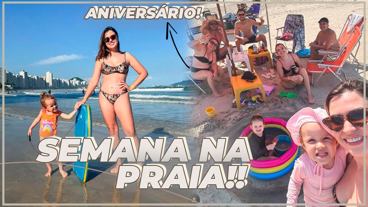 ANIVERSÁRIO NA PRAIA + COVID, JOBS E PRAIA ESCONDIDA EM GUARUJÁ