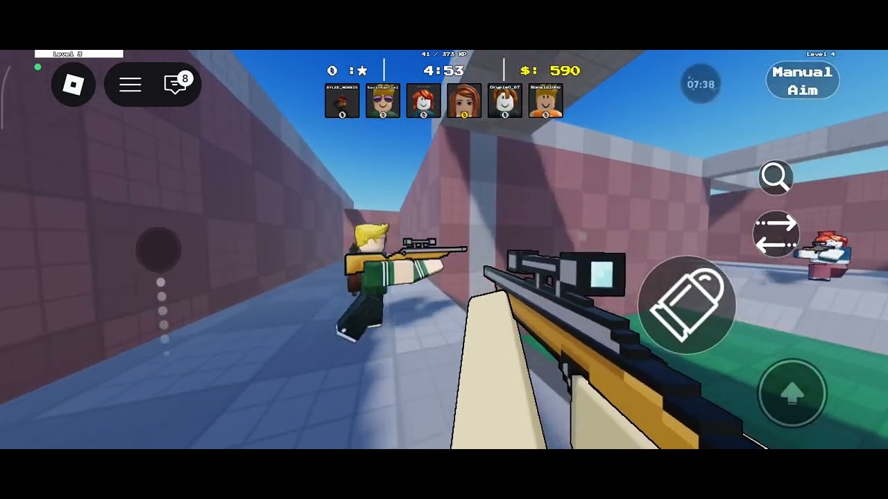 RIVALI pe Roblox cu verișorul meu Savin Gabriel. | RIVALS on Roblox with my cousin Savin Gabriel. 