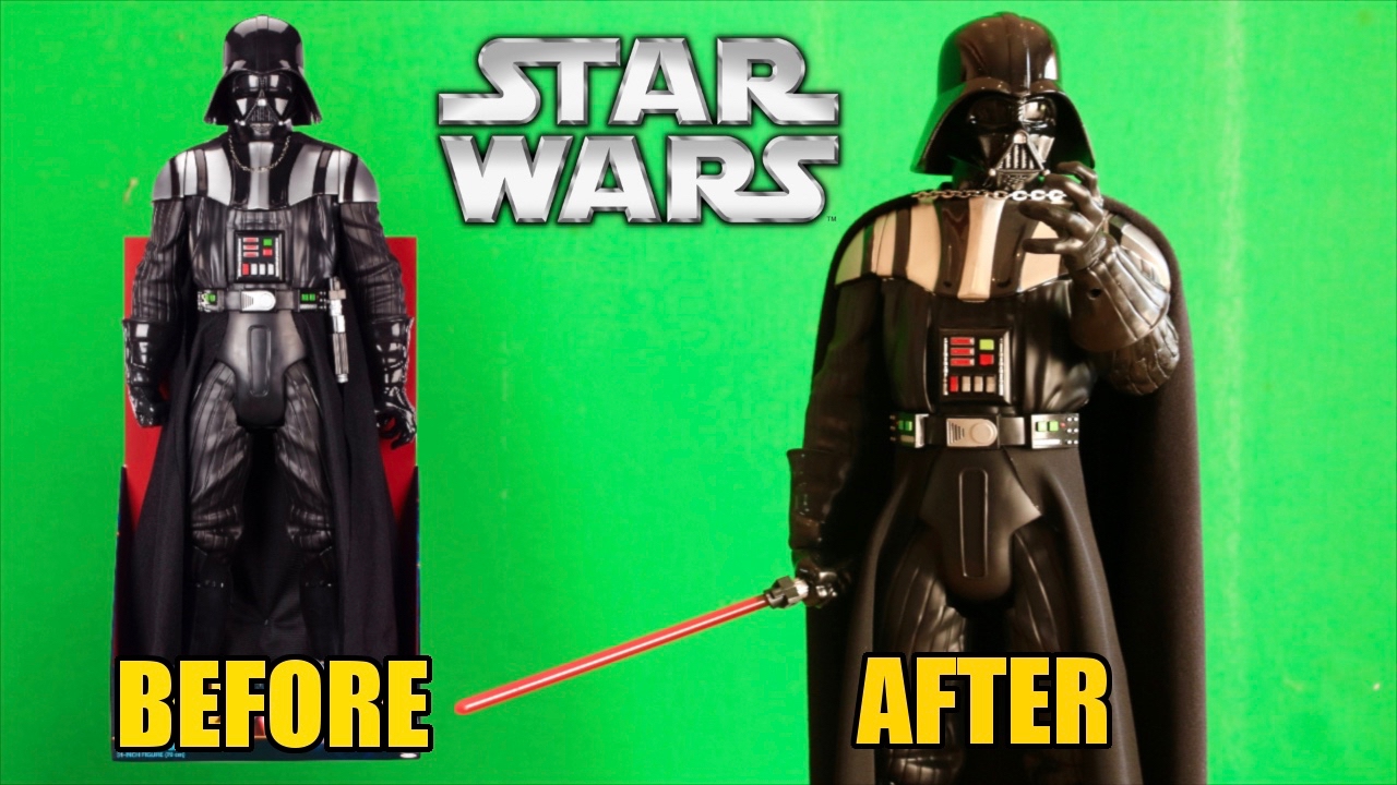 Jakks Pacific Darth Vader Makeover- Chris' Custom Collectables!