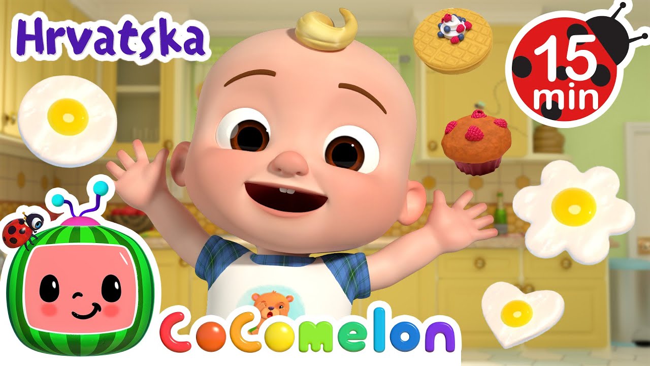 Pjesma o doručku 😋🍳 | CoComelon Hrvatska | Crtaći filmovi i dječje pjesme na hrvatskom