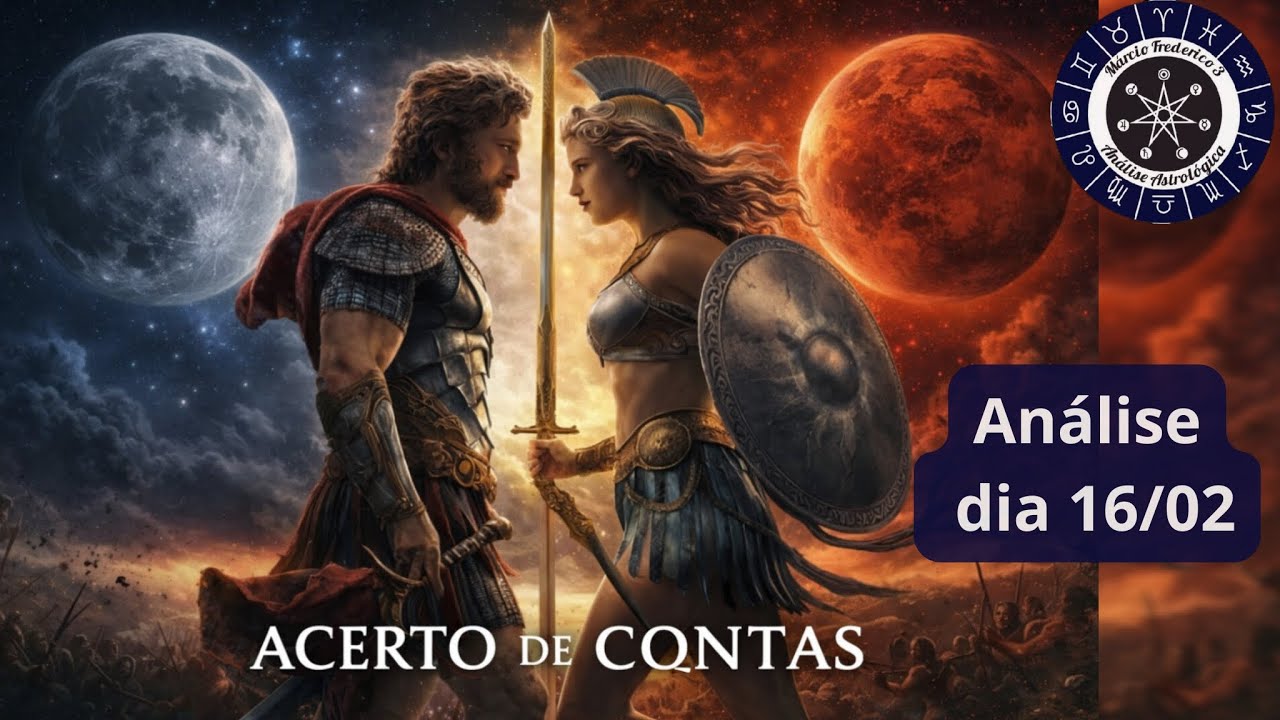 Lua e Marte o acerto de contas... Análise Astrológica do dia 16/02.