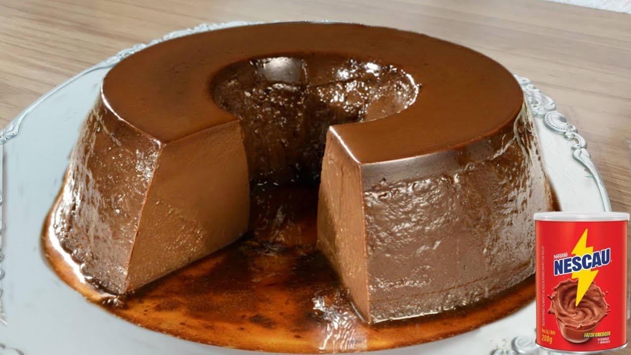 Pudim PERFEITO de NESCAU, com textura LEVE e sem FURINHO