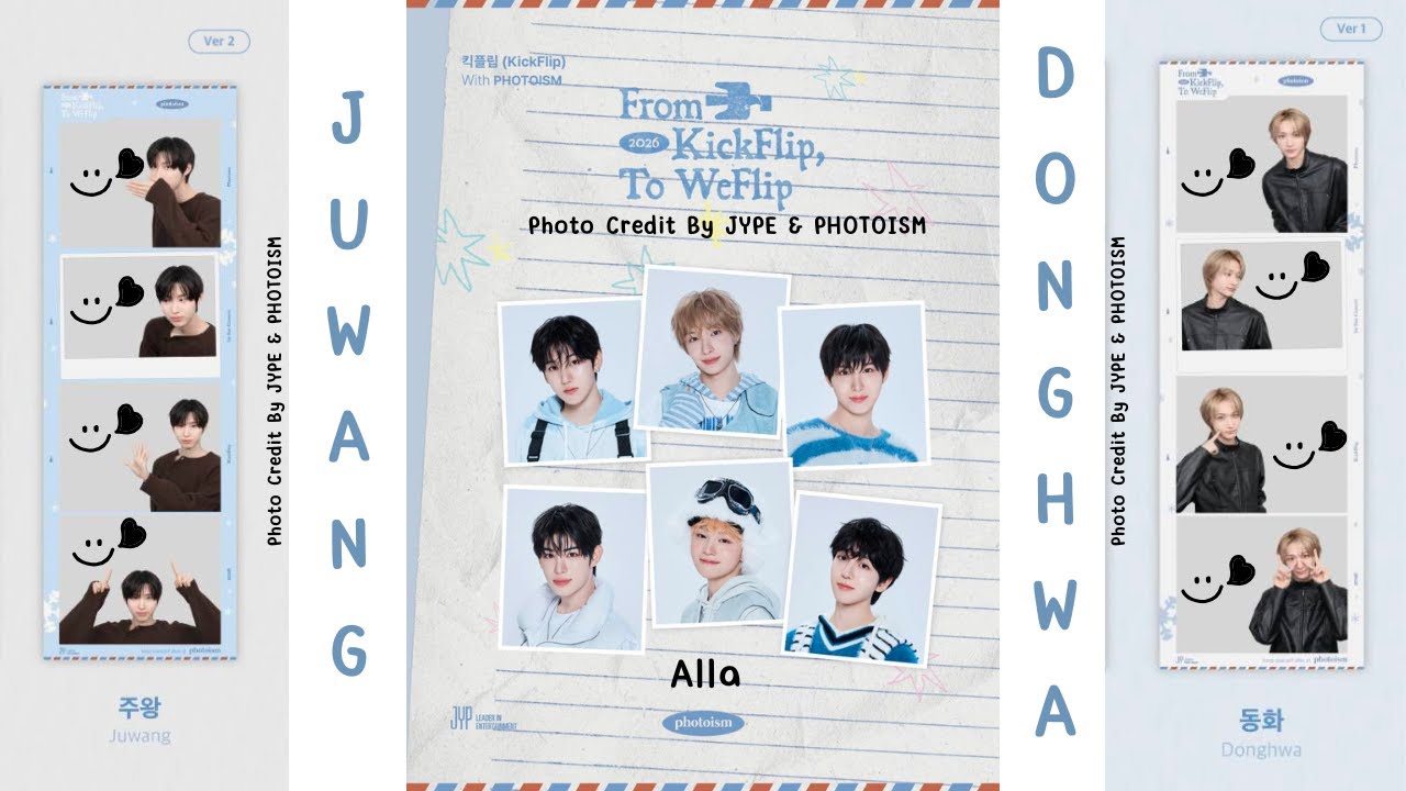 🤍 VLOG + PHOTOBOOTH 🛹 KickFlip - JUWANG & DONGHWA 🐹🐸 FANCON❄️ [ 💙From KickFlip, To WeFlip ]