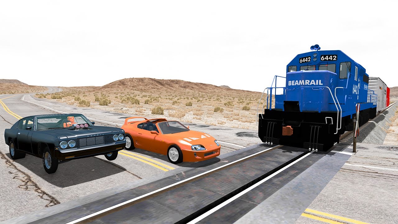 Train Accidents #26 - BeamNG DRIVE | SmashChan