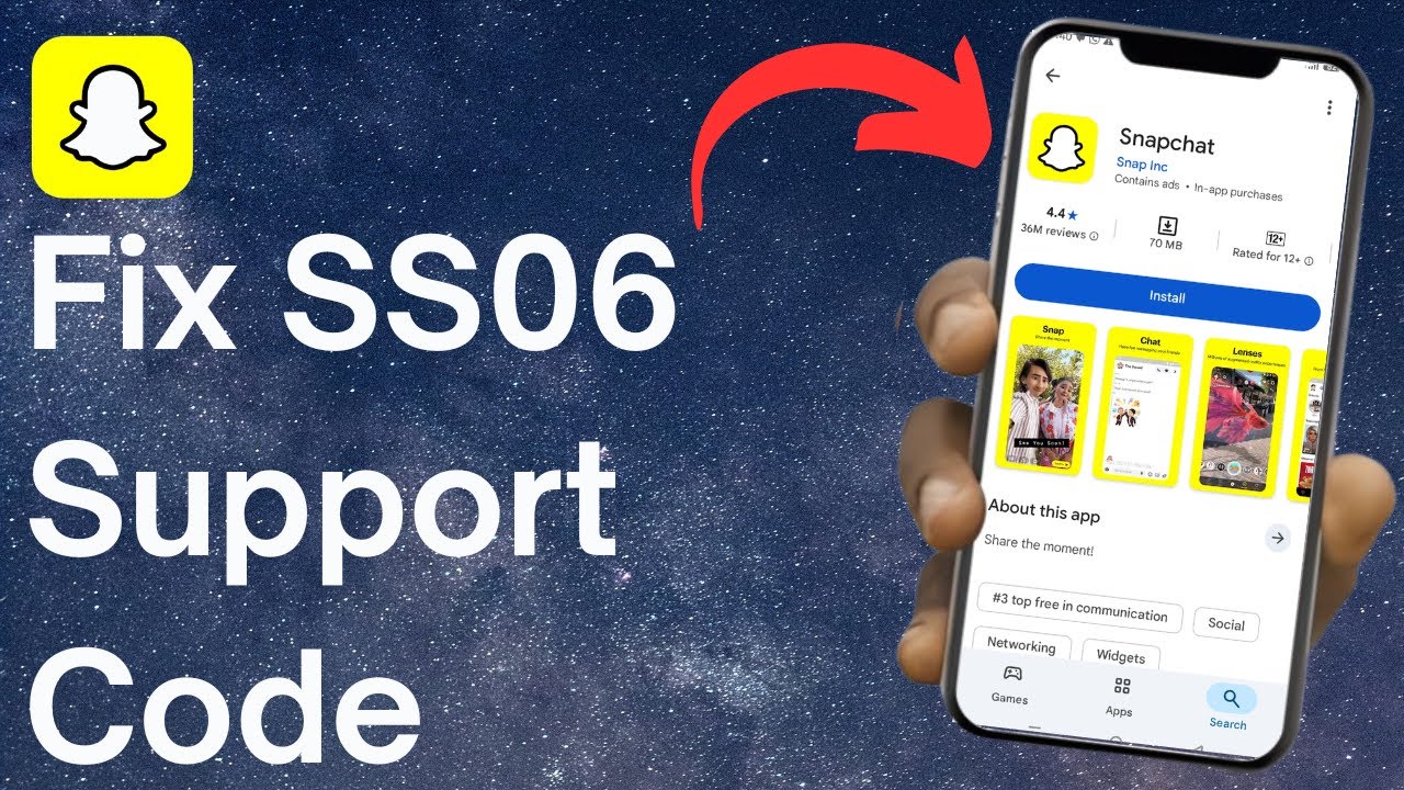 How To Fix Snapchat Support Code SS06