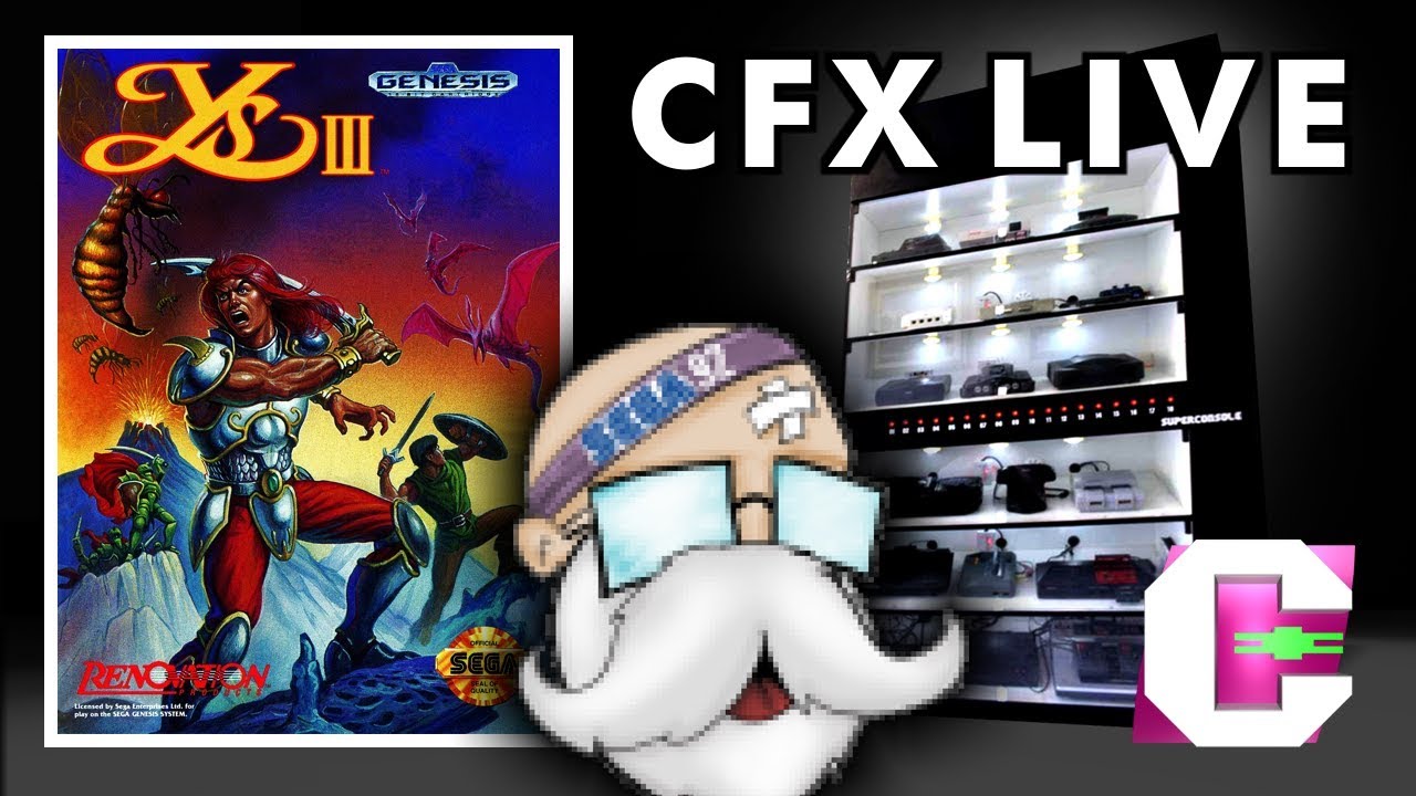 Ys III Direto Do Mega Drive Com Gag&aacute;! | CFX Live