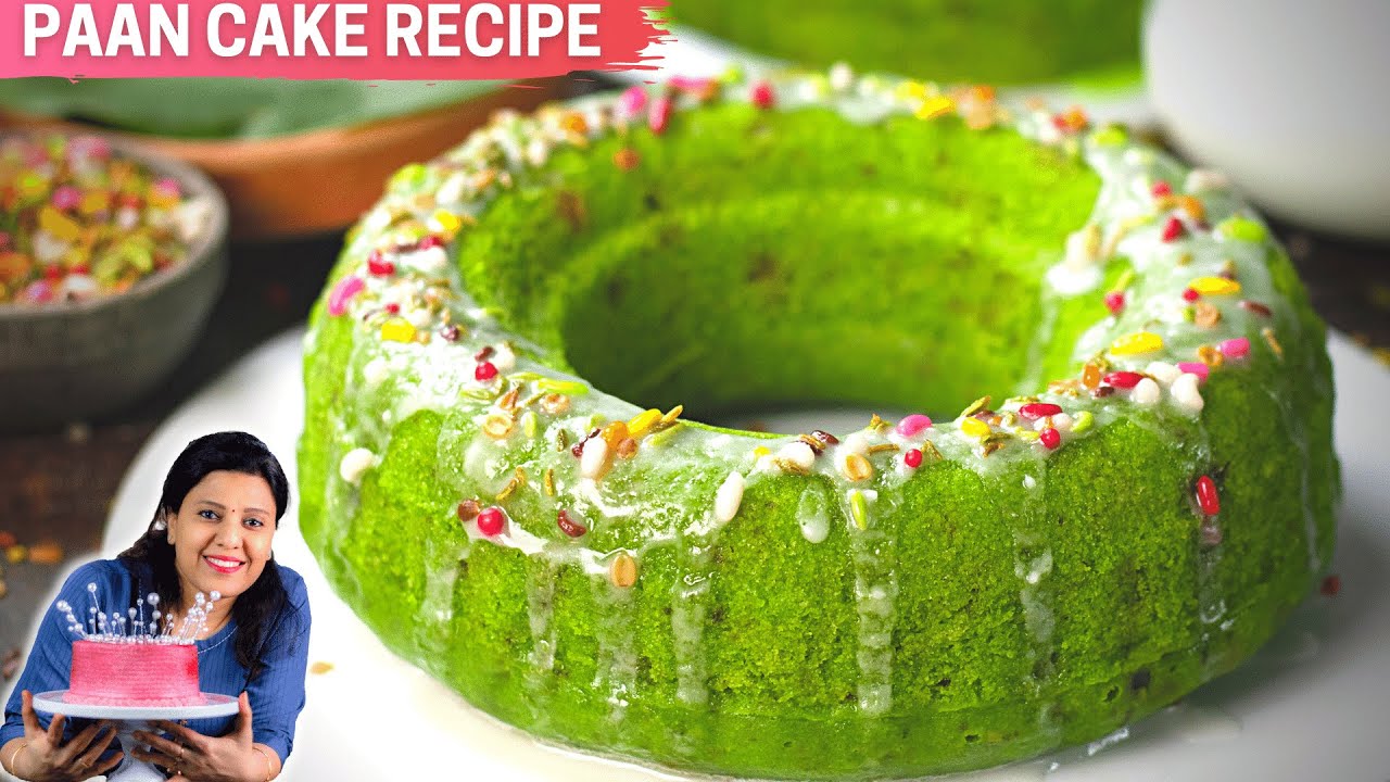 गारंटी है ये केक सबको पसंद आएगा | Paan Cake Recipe | Eggless Cake | पान केक | MintsRecipes