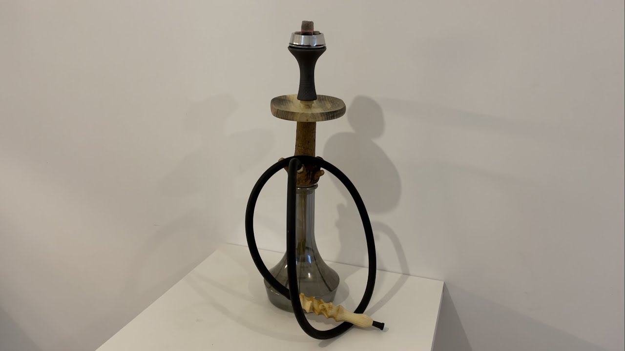 Woodturning - Hookah of wood