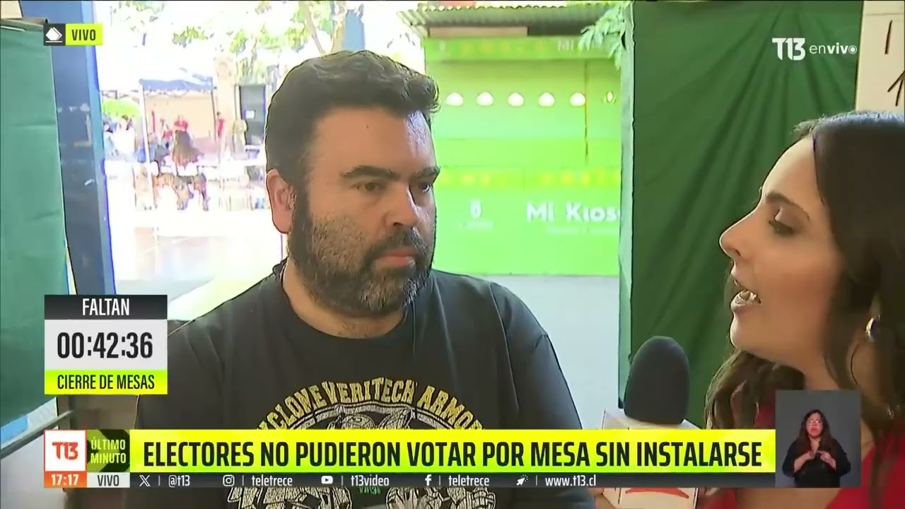 No pudieron votar: Mesa no logró instalarse en Santiago Centro