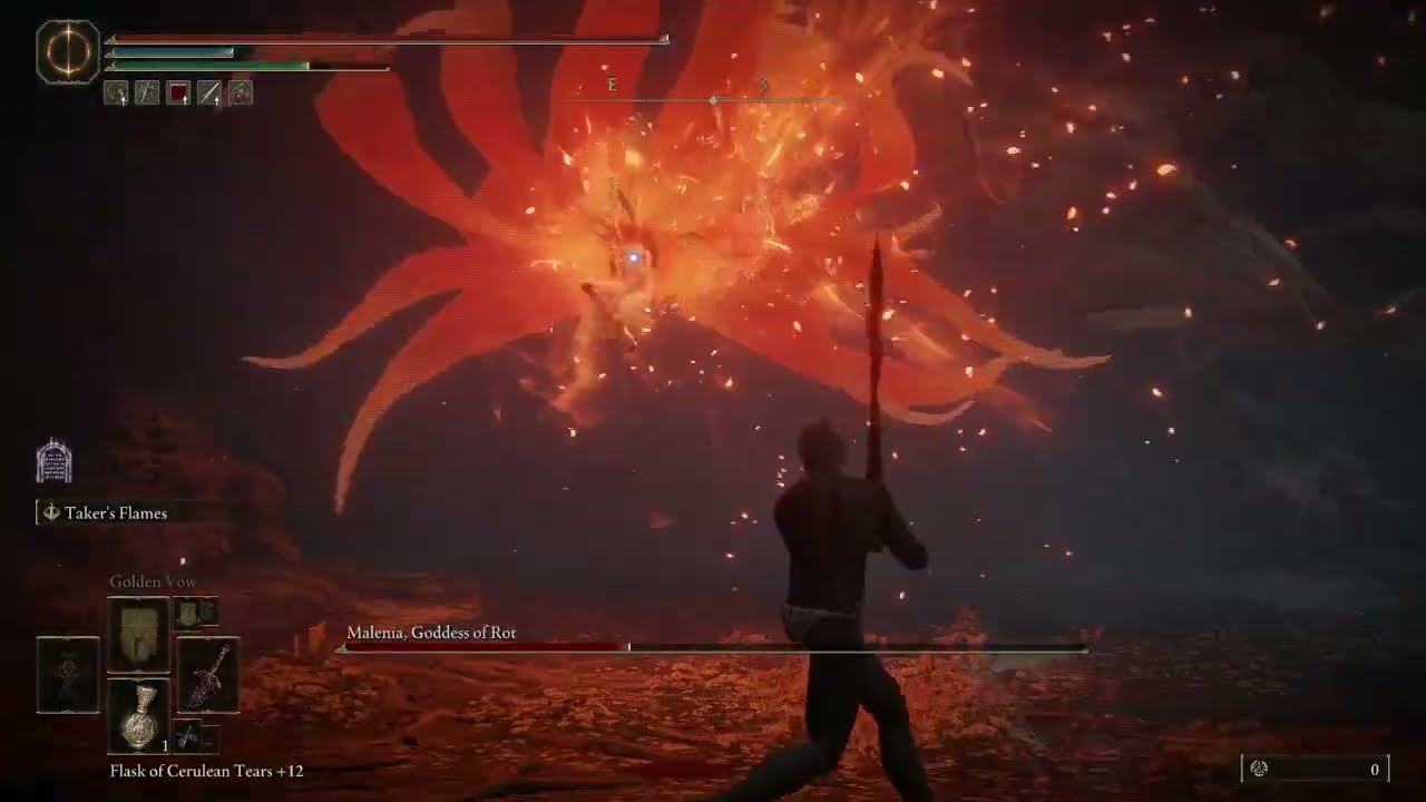 When you FINALLY solo Malenia on New Year's