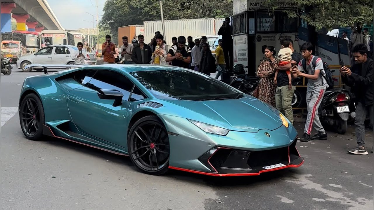 supercars in bangalore 🏎️🔥 | lamborghini huracan, urus, huracan evo, tecnica in bangalore🇮🇳🔥
