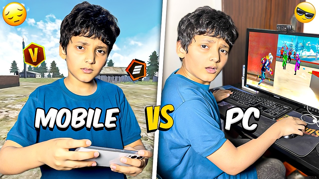 Free Fire on Mobile 😍 vs Free Fire on PC 💀 | Which is Better❓