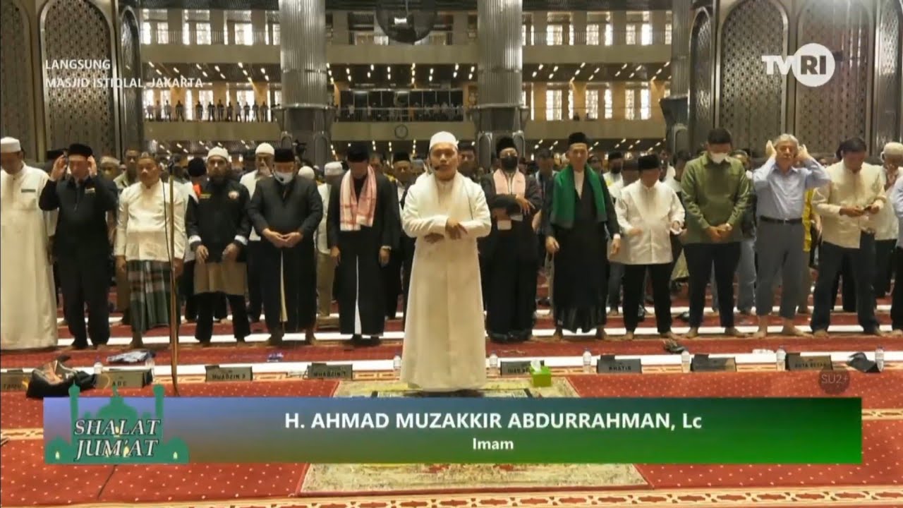 Sholat jumat masjid istiqlal jakarta | H. Ahmad muzzakir abdurahman. lc | 21 Oktober 2022