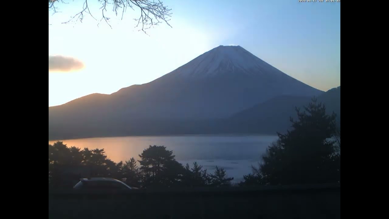 FUJIYAMA05 TIMELAPSE 1 2026  Motosuko fuji 富士山ライブカメラのタイムラプス 本栖湖富士