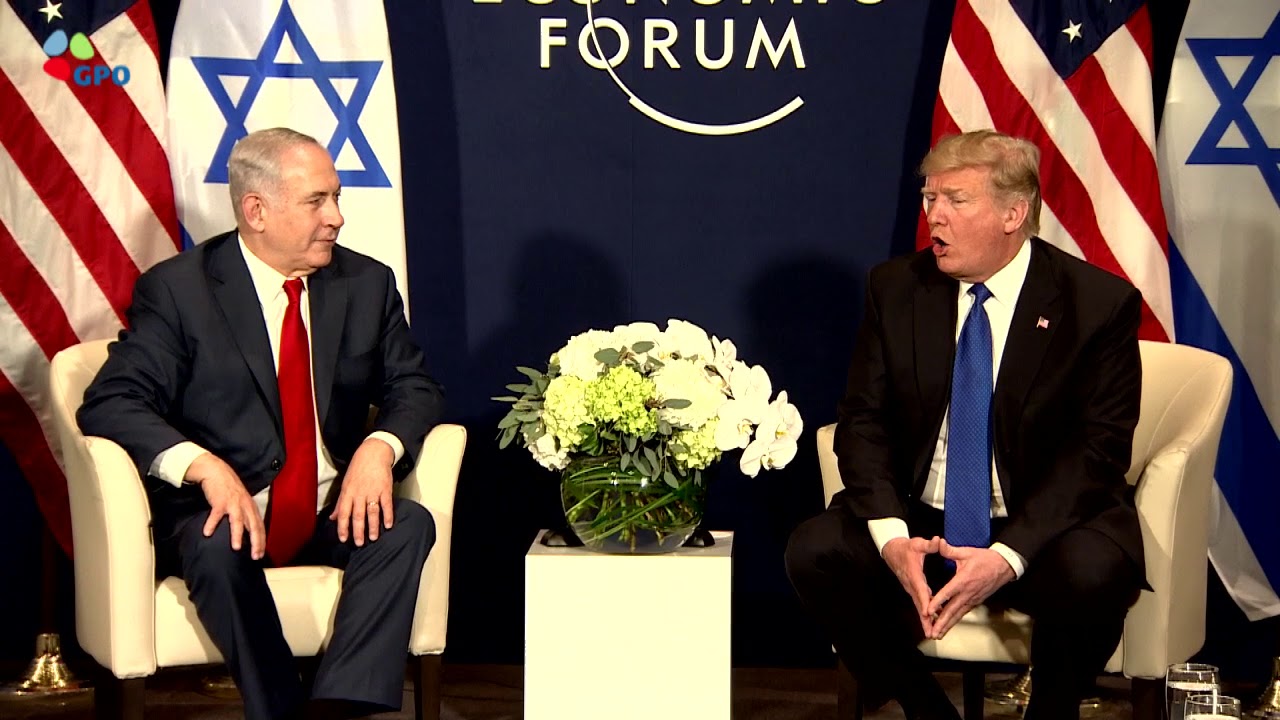 PM Netanyahu Meets with US President Trump in Davos