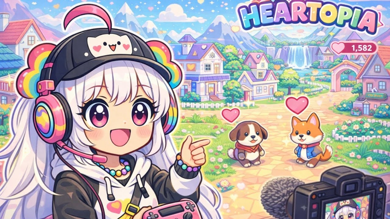 Haciendo tareas y misiones del último día de invierno en heartopia 😢