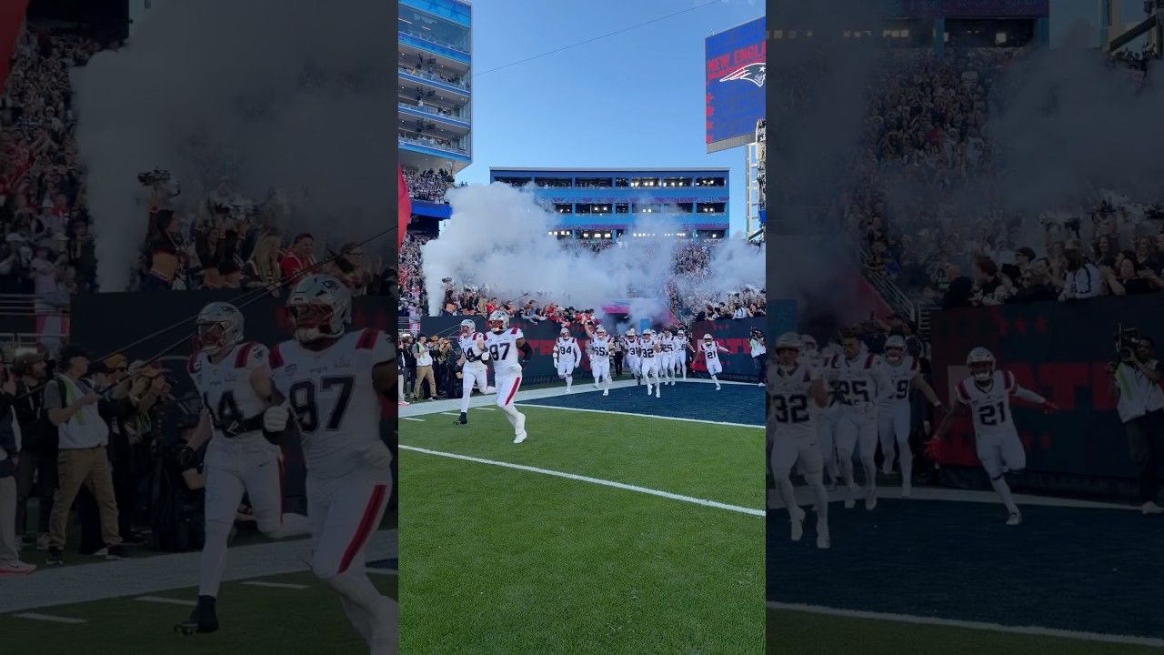 HERE. COME. THE PATRIOTS🔥 #superbowl #patriots #nfl #shorts