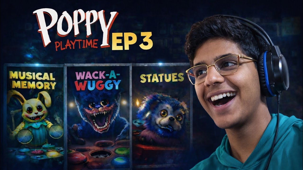 Finally I Complete 3 Hardest Game In Poppy Playtime | Poppy Playtime 2 Ep 3