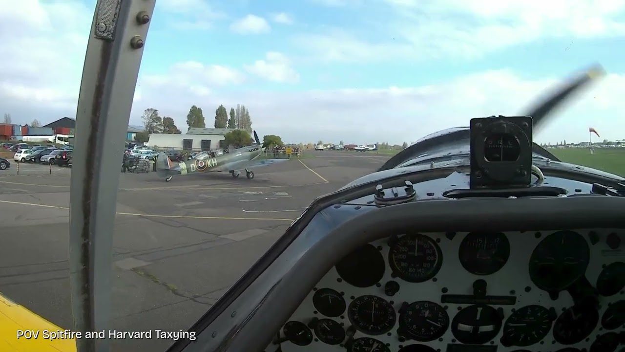 Spitfire and Harvard - Same event, different viewpoints