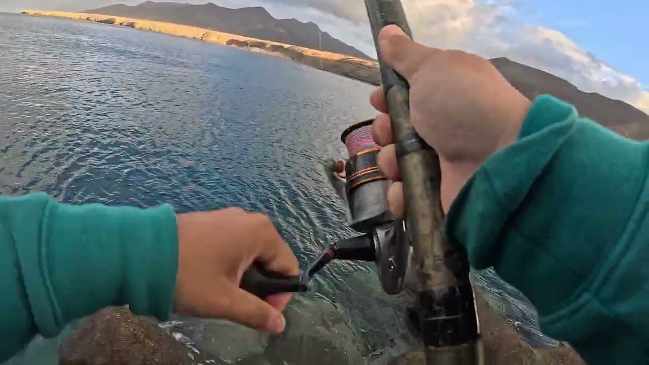 Pesca en fuerteventura necesitamos cambiar el bichero urgente🤯🤯