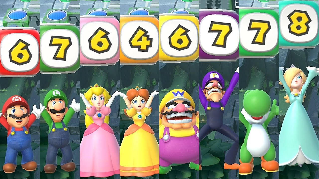Super Mario Party ◆ All Character Dice Blocks