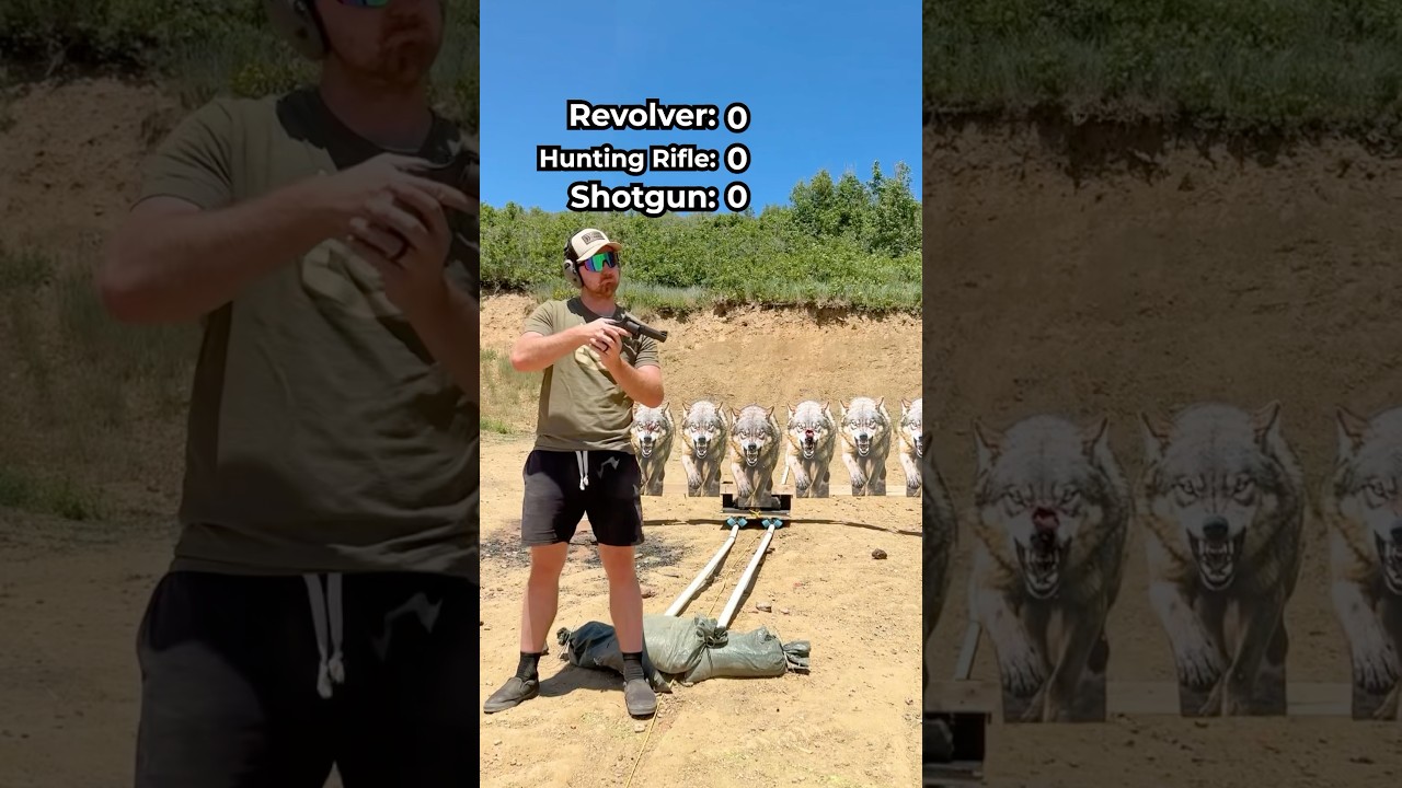 We tested the best gun for wolf defense #hunting