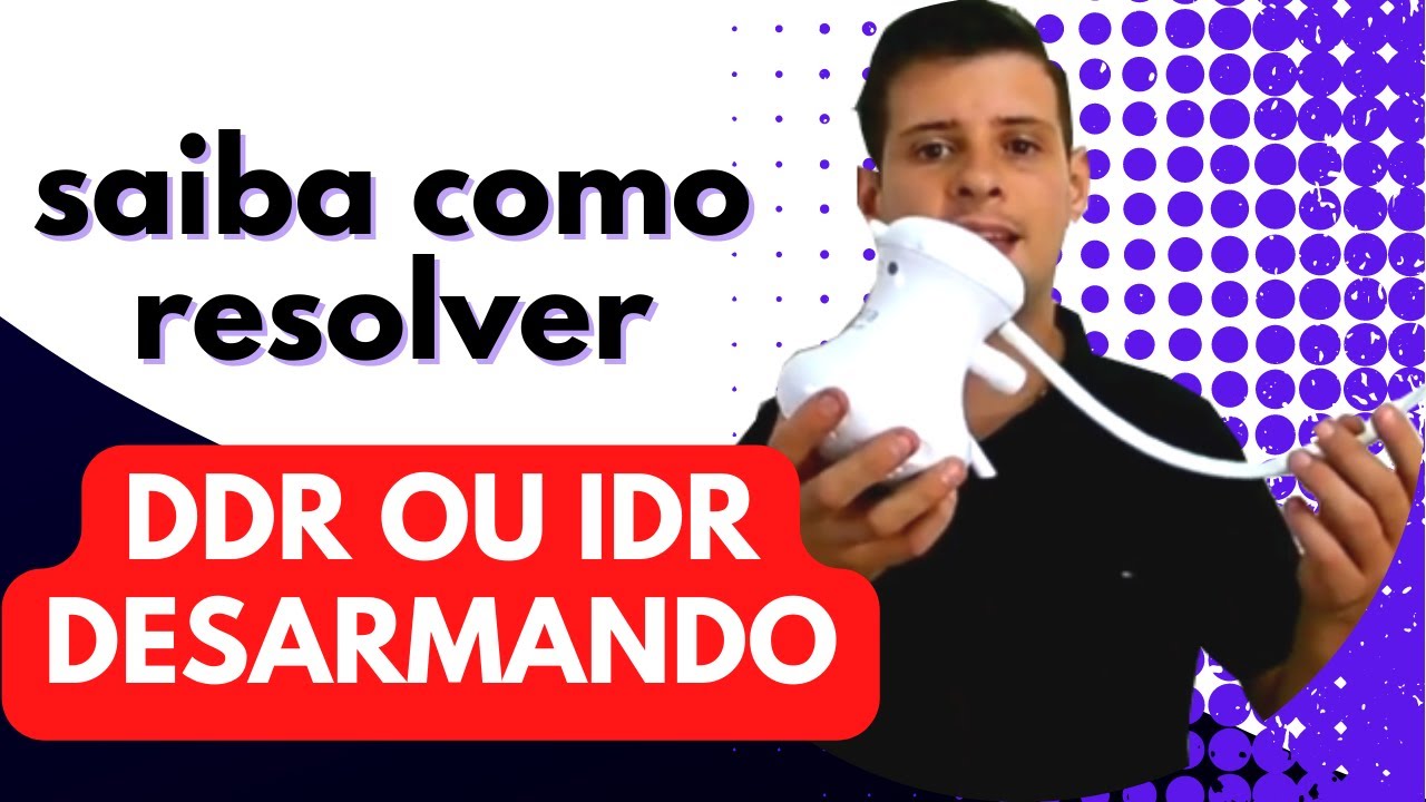 Solução para o ddr ou idr desarmando ao ligar o chuveiro