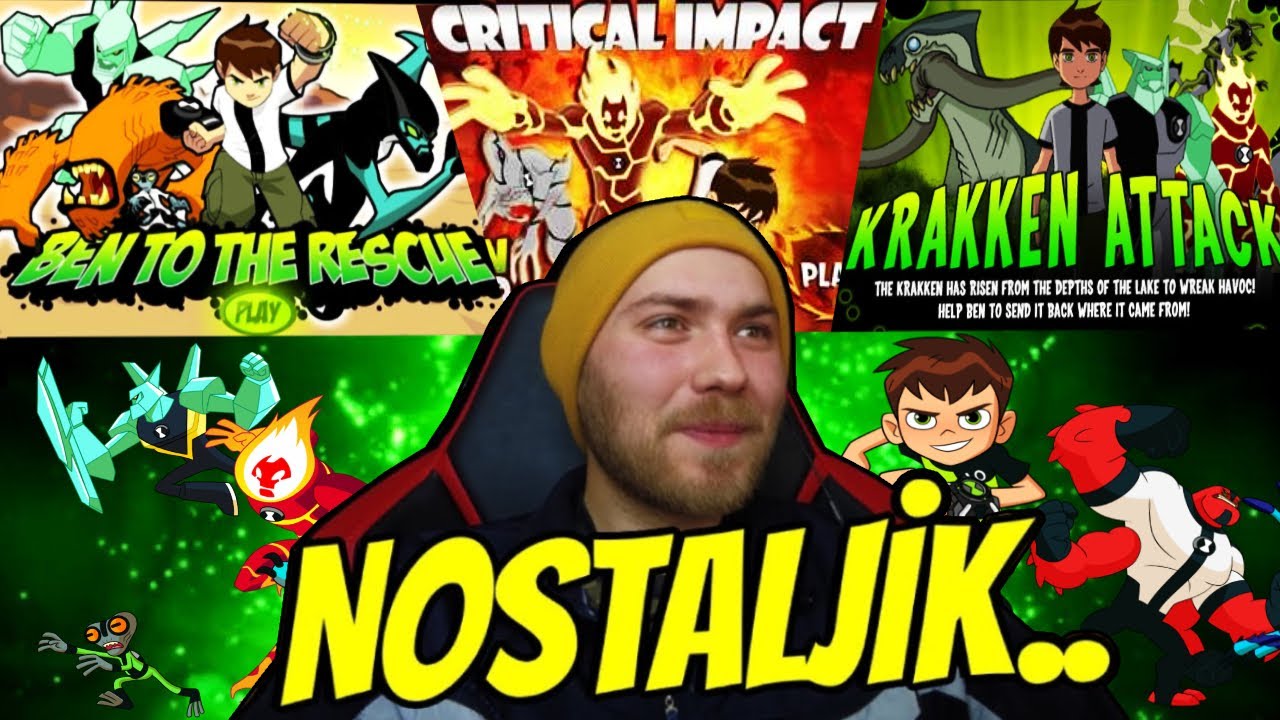 Çocukken Oynadığımız 3 EFSANEVİ BEN 10 Oyunu!