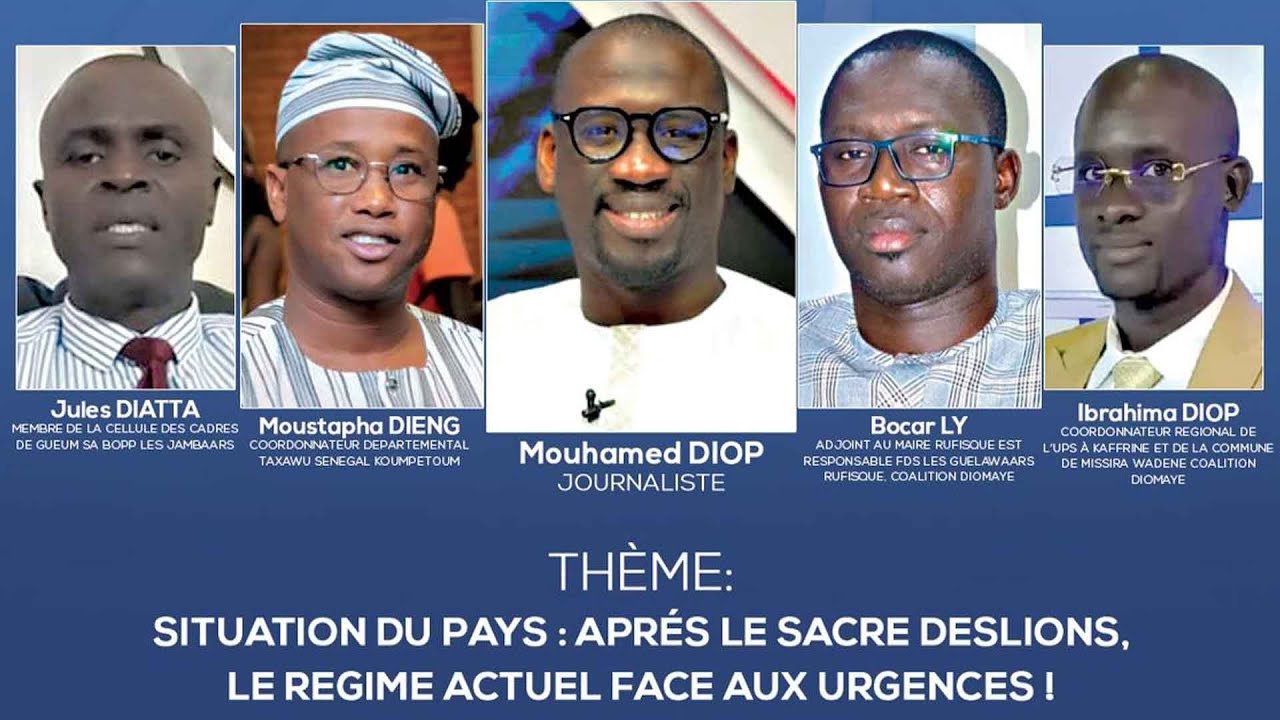 🛑Jules Diatta, M.Dieng, Bocar Ly & Ibrahima Diop sont les invités de Mouhamed DIOP dans Sen Show