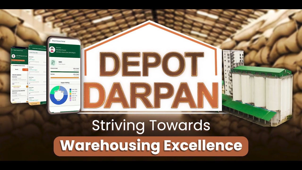 FCI's Depot Darpan Portal: Enhancing Transparency & Operational Excellence
