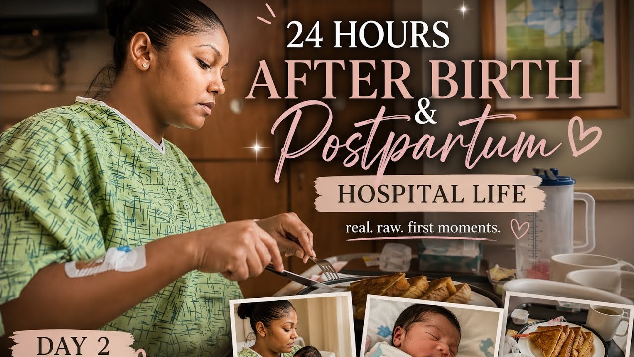 Day 2 Postpartum in the Hospital | Recovery, Rest & Real Life After Birth