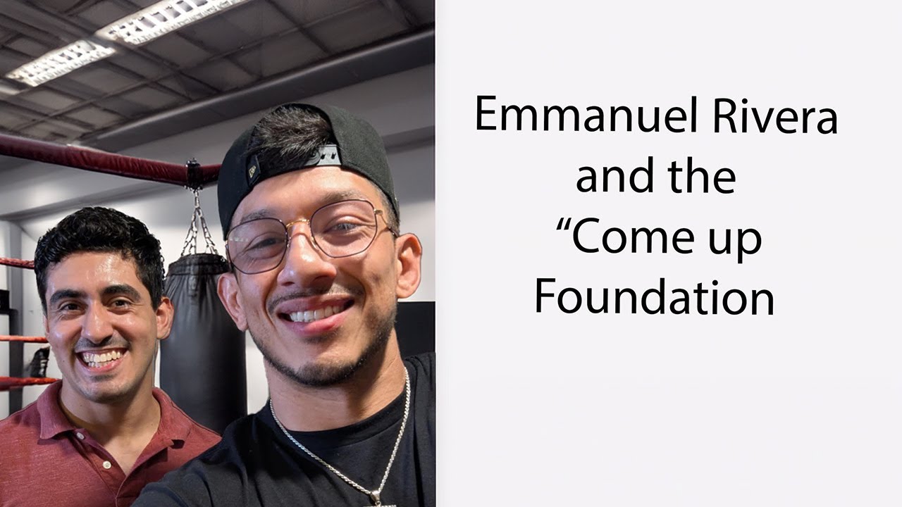 Emmanuel Rivera and the Come Up Foundation