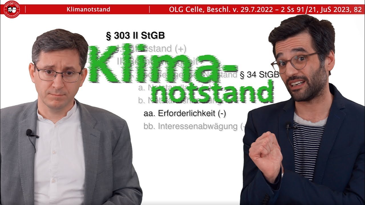 Klimanotstand als Rechtfertigungsgrund