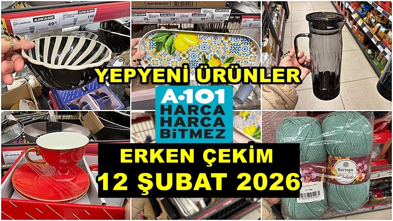 A101’E KOŞUN 💃/ERKEN ÇEKİM 12 ŞUBAT 2026💃İLK BİZ GÖSTERİYORUZ/İLK SEN GÖR🔥A101 BU HAFTA COŞUYOR!🔥