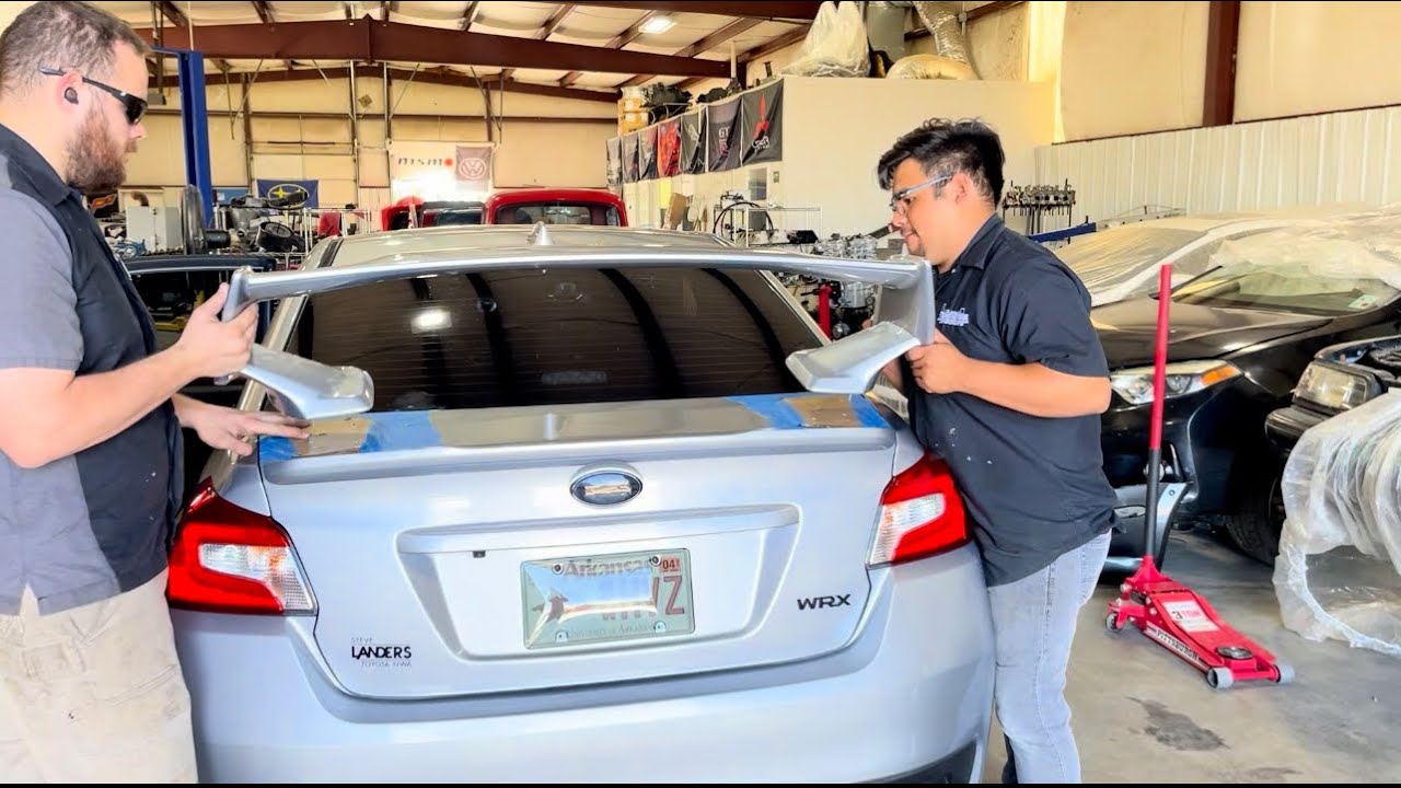 WRX GETS STI WING?!
