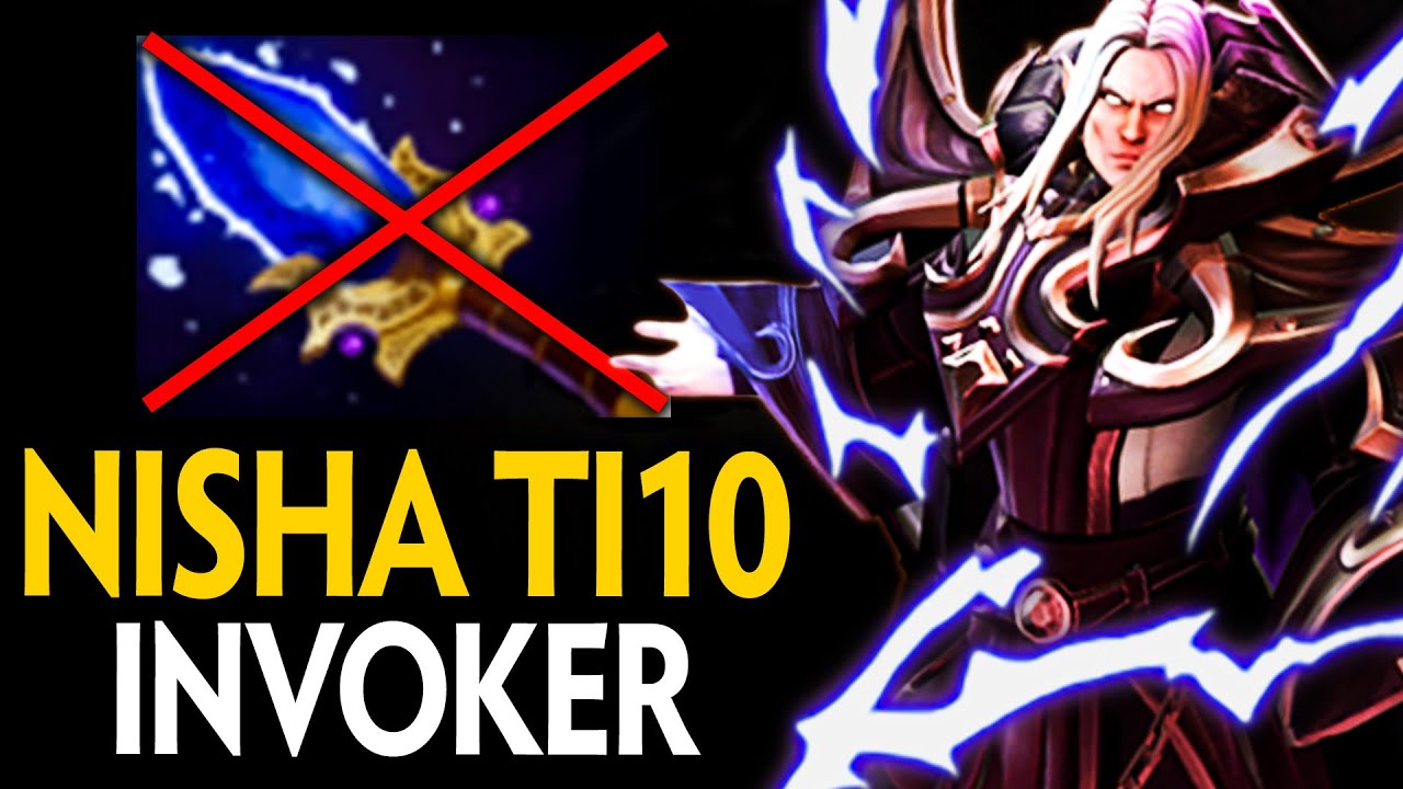NISHA'S INVOKER 200IQ ITEMS BUILD AGAINST TEAM ELEPHANT DRAFT | Dota 2 Invoker