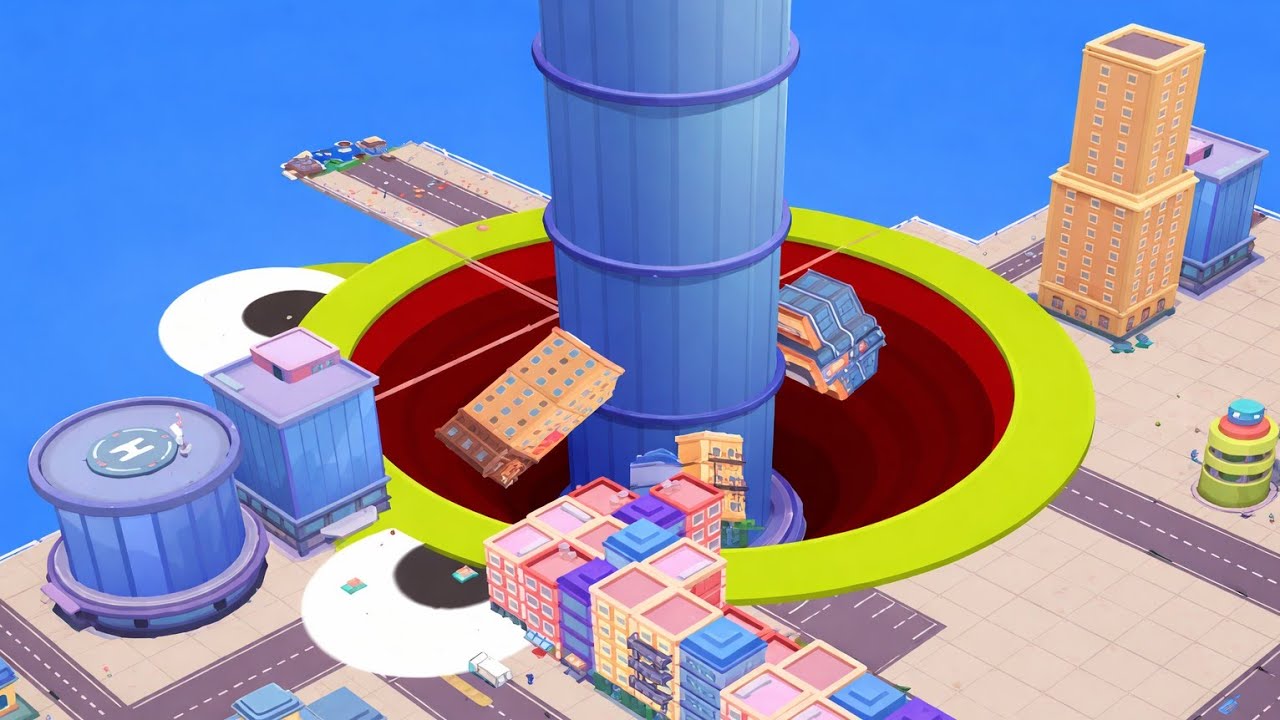 Hole.io-RELAXING Hole.io Gameplay | No Commentary#64 #AndroidGames#Gameplay#GamingWalkthroughs​​