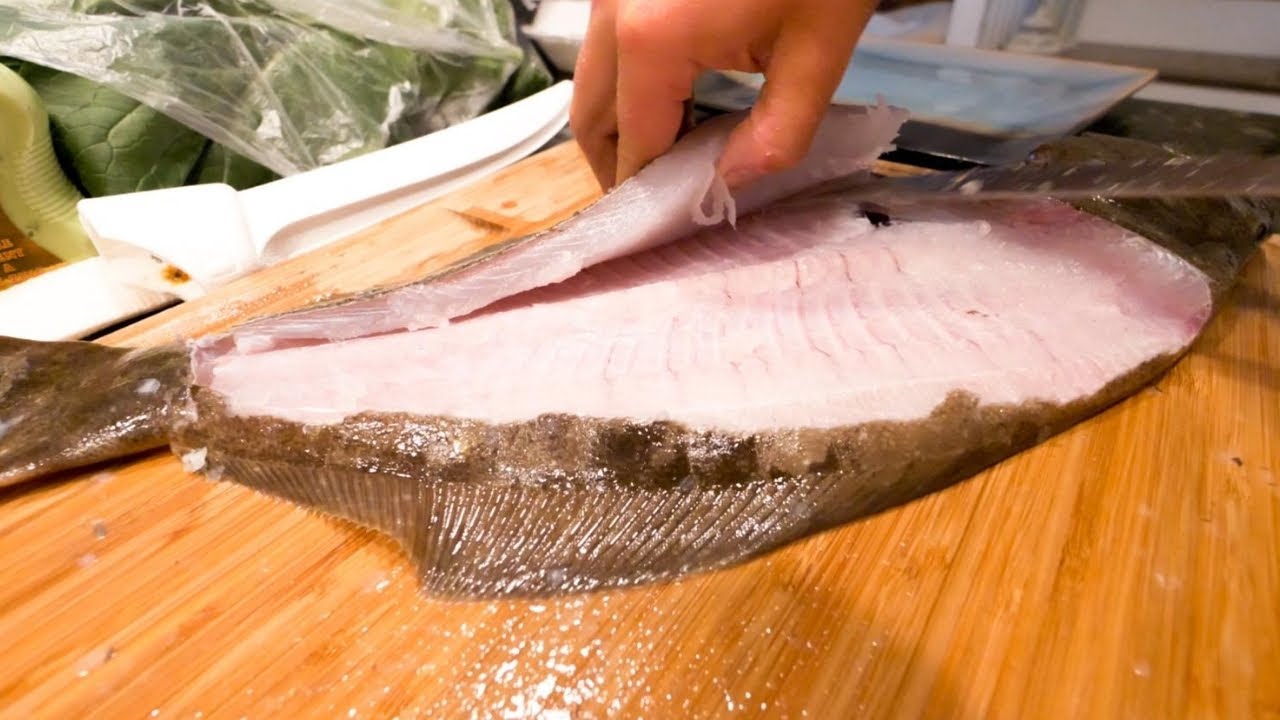 How to Fillet Flounder (Fluke) for Sushi (Sashimi) - Flounder Sushi Recipe