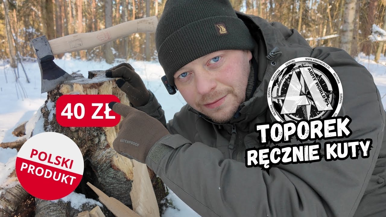 RĘCZNIE KUTY TOPOREK w cenie siekierki z marketu